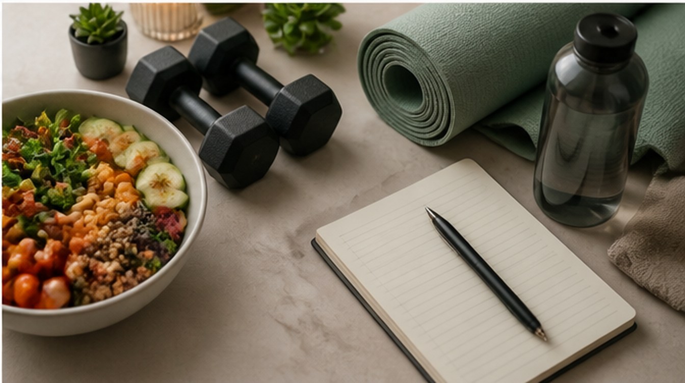 Visual of diet, workout, postpartum, and proof support categories