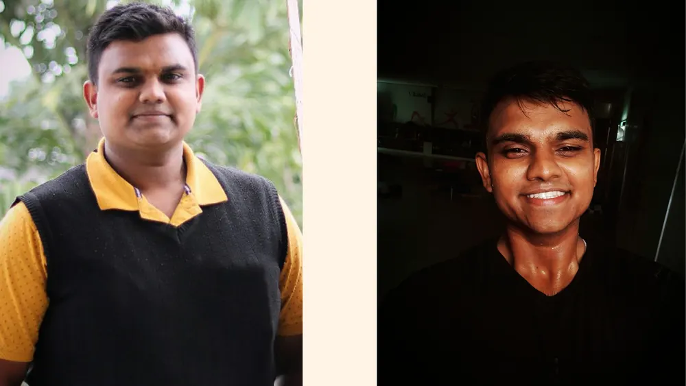 Transformation photo of Abhijit Batwadekar, shared with permission.