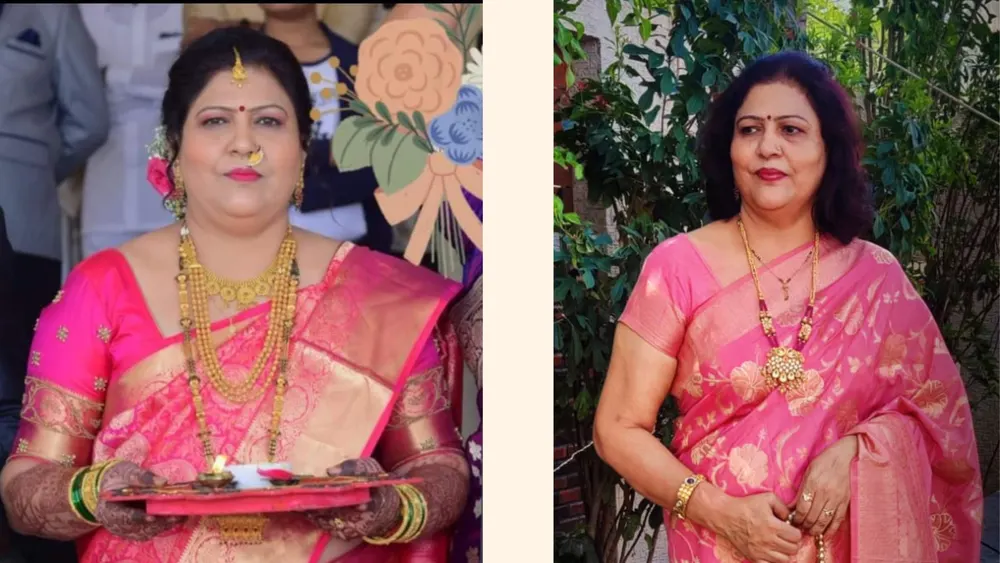 Transformation photo of Vaishali Mohod, shared with permission.