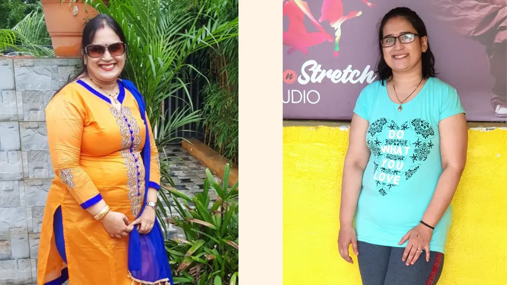 Transformation photo of Bhawna Chanduk, shared with permission.